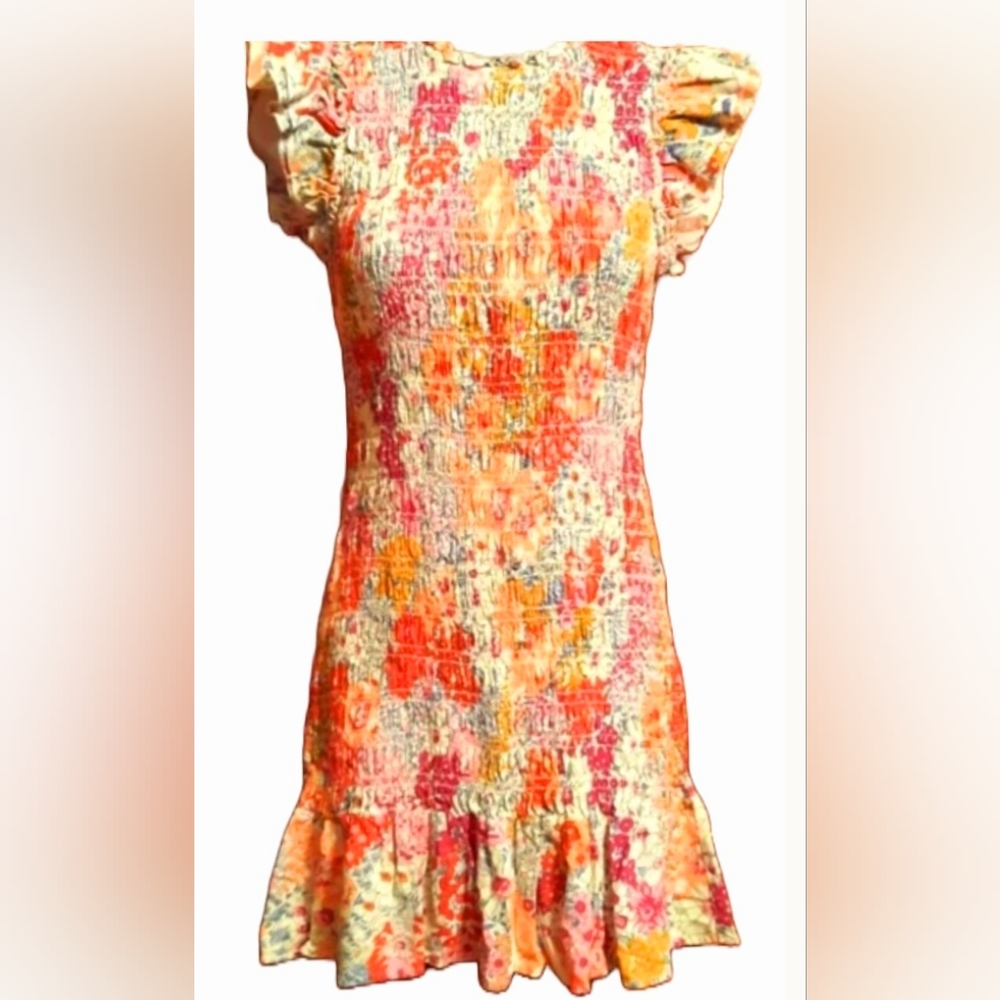 Floral Stretch Dress - Picture 1 of 5